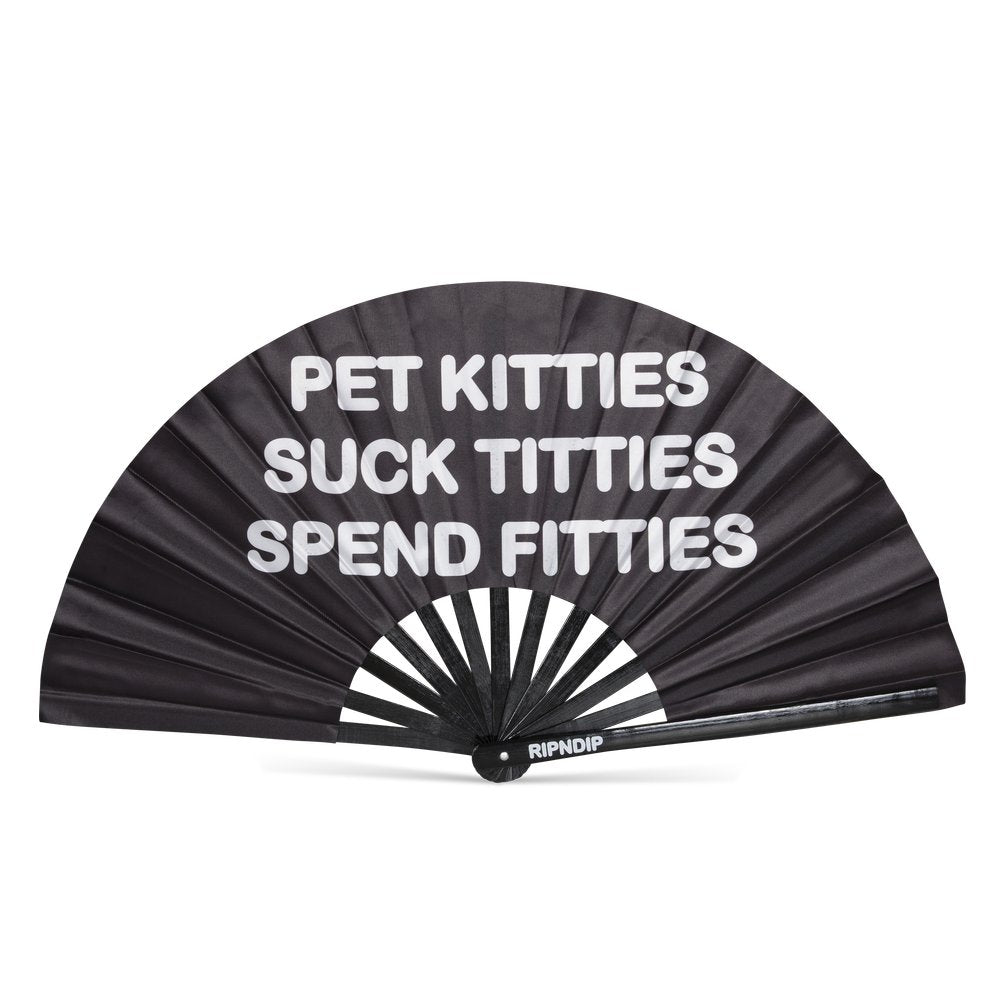 RIPNDIP PET KITTIES FAN BLACK
