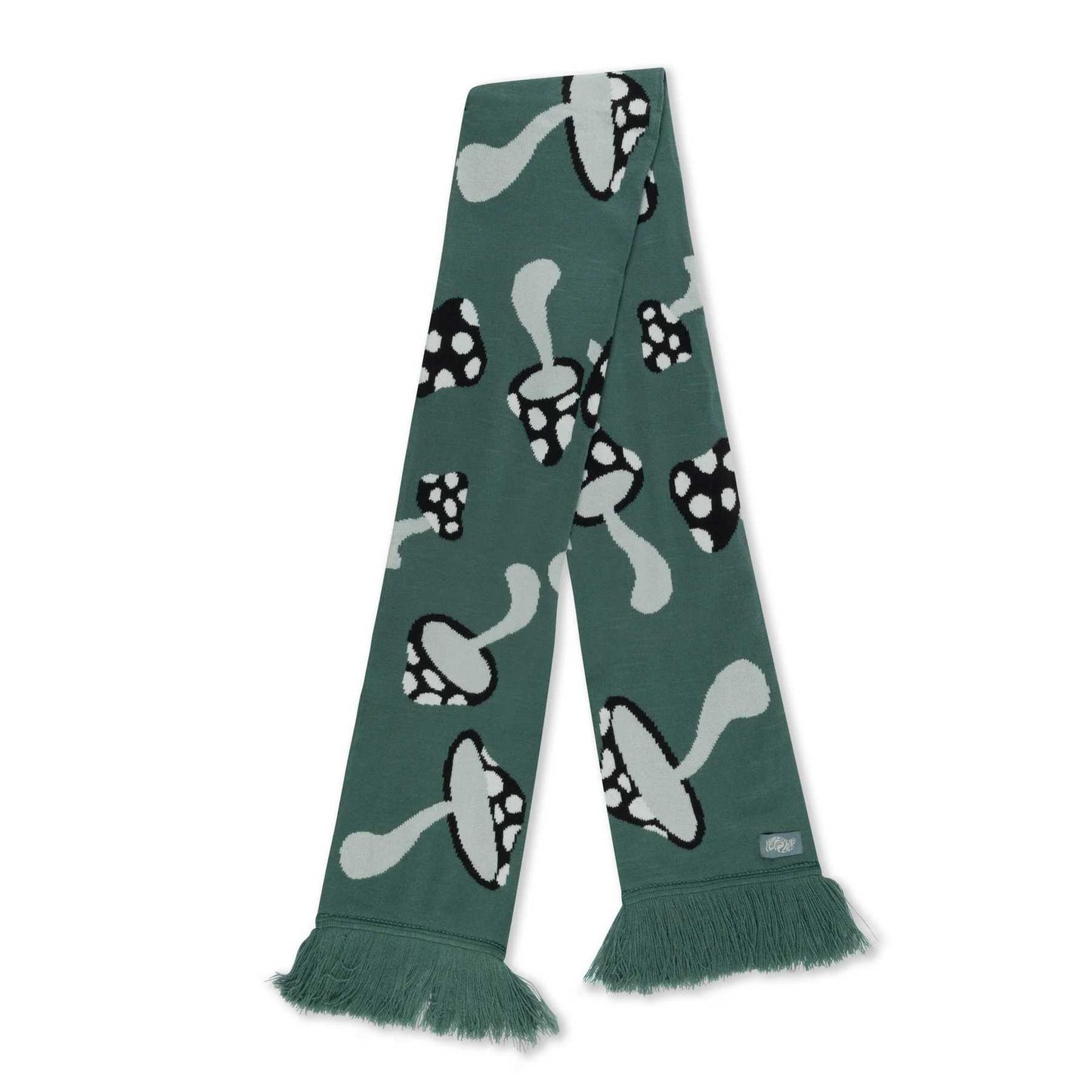 RIPNDIP EUPHORIA KNIT SCARF DARK GREEN