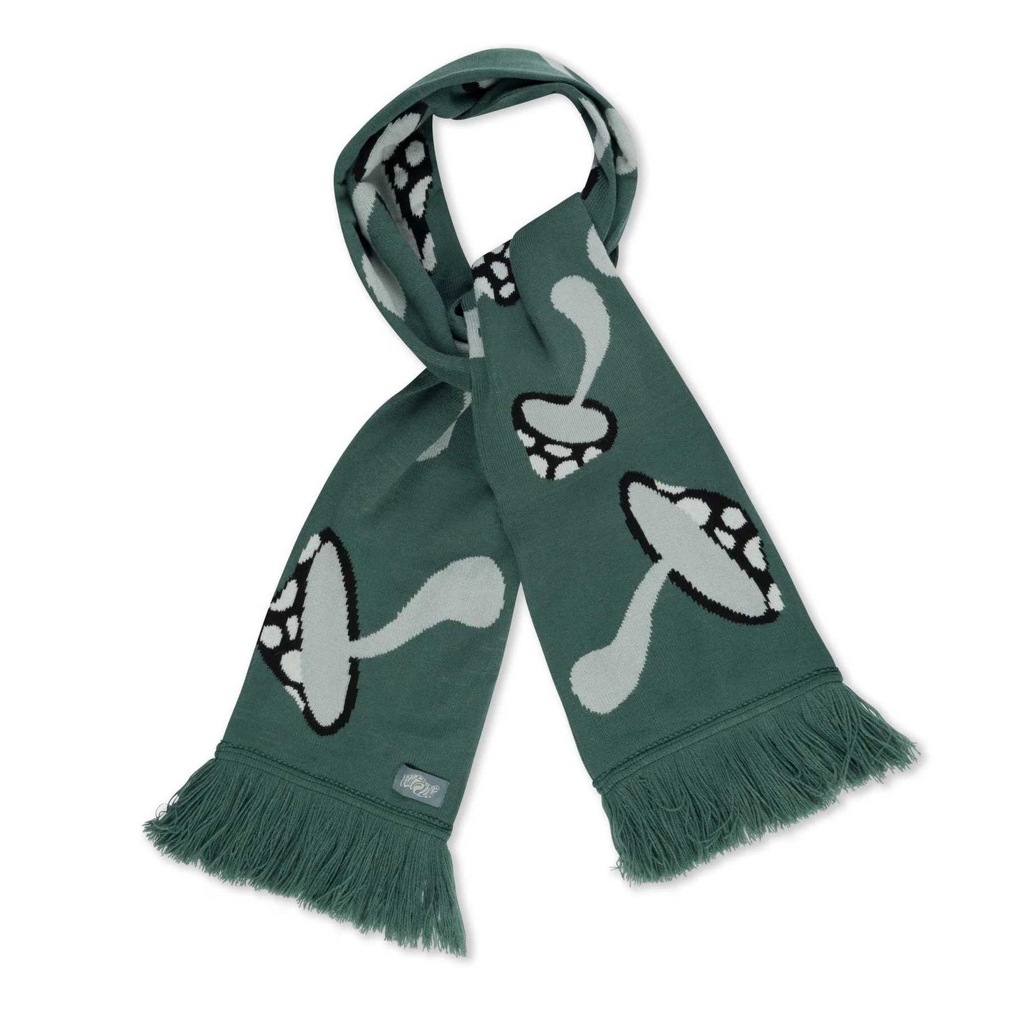 RIPNDIP EUPHORIA KNIT SCARF DARK GREEN