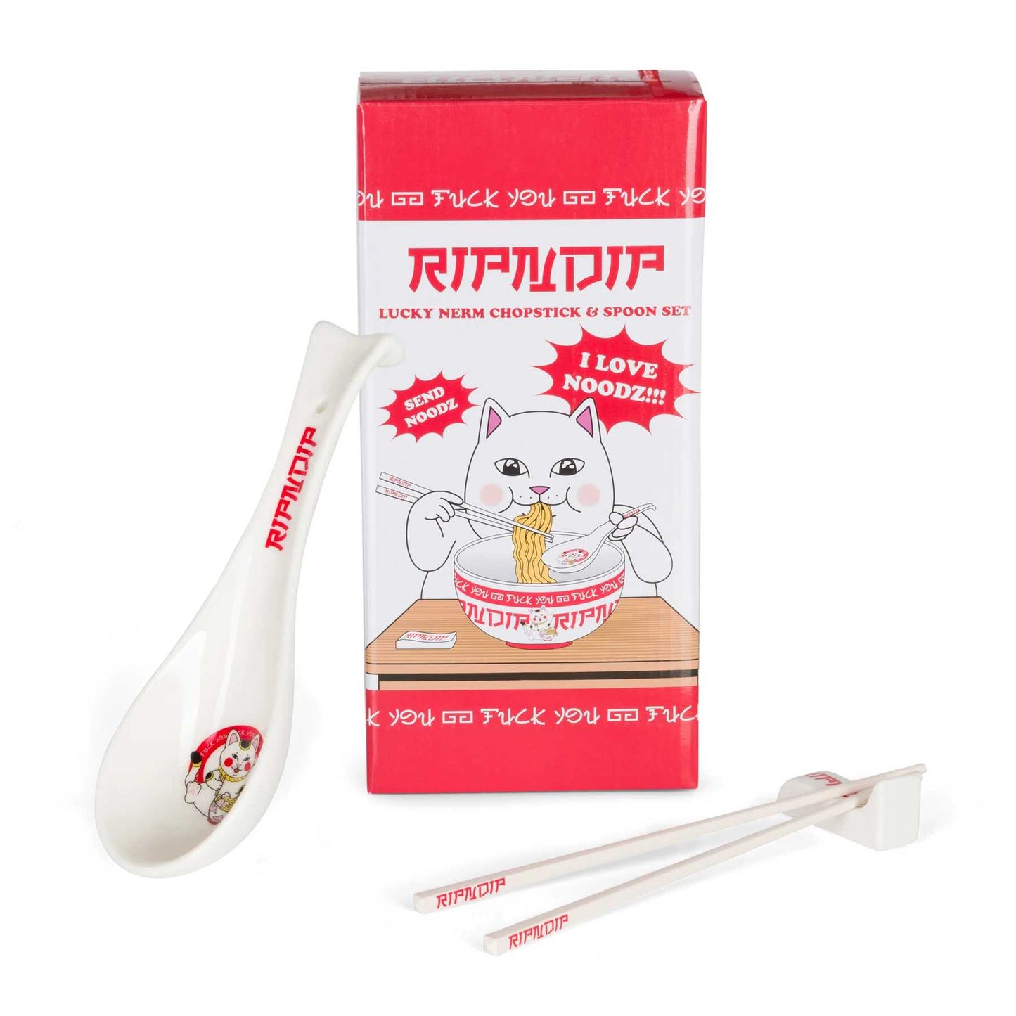 RIPNDIP LUCKY NERM CHOPSTICK AND SPOON SET