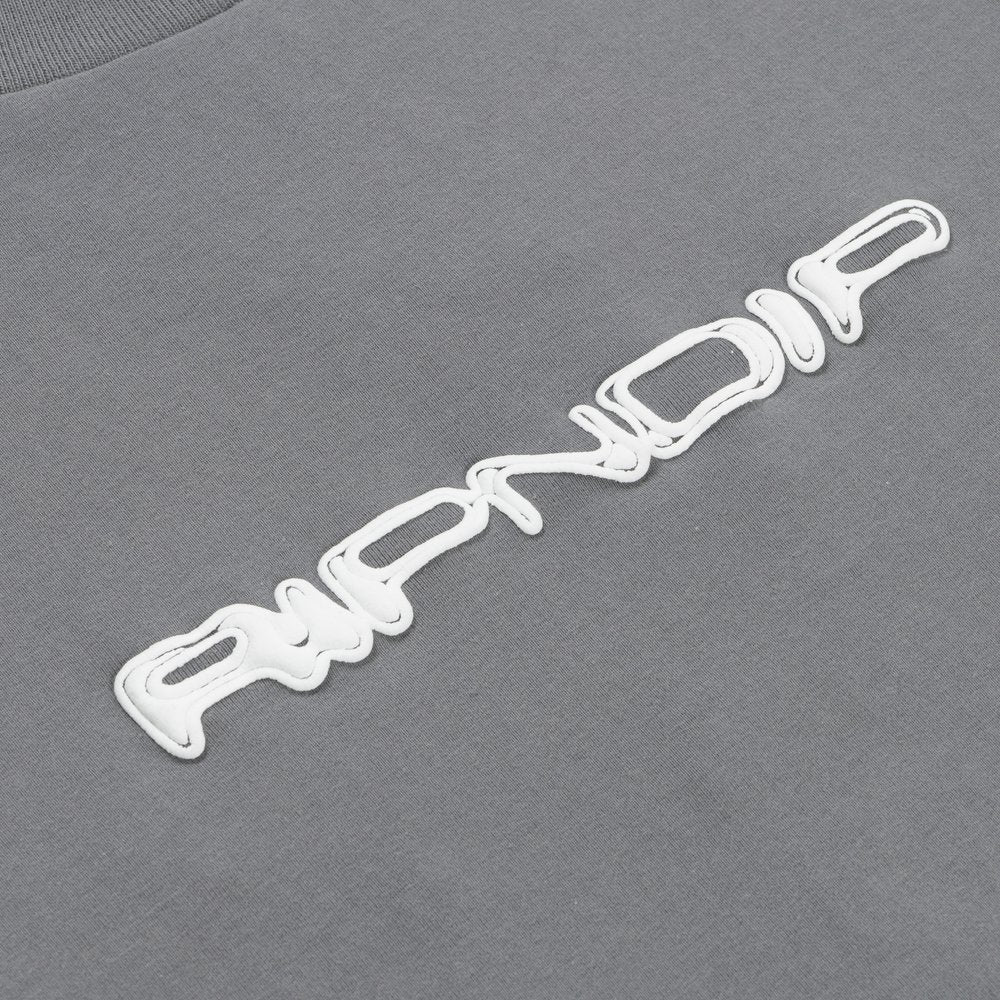 RIPNDIP SATURN CROPPED BABY TEE GREY