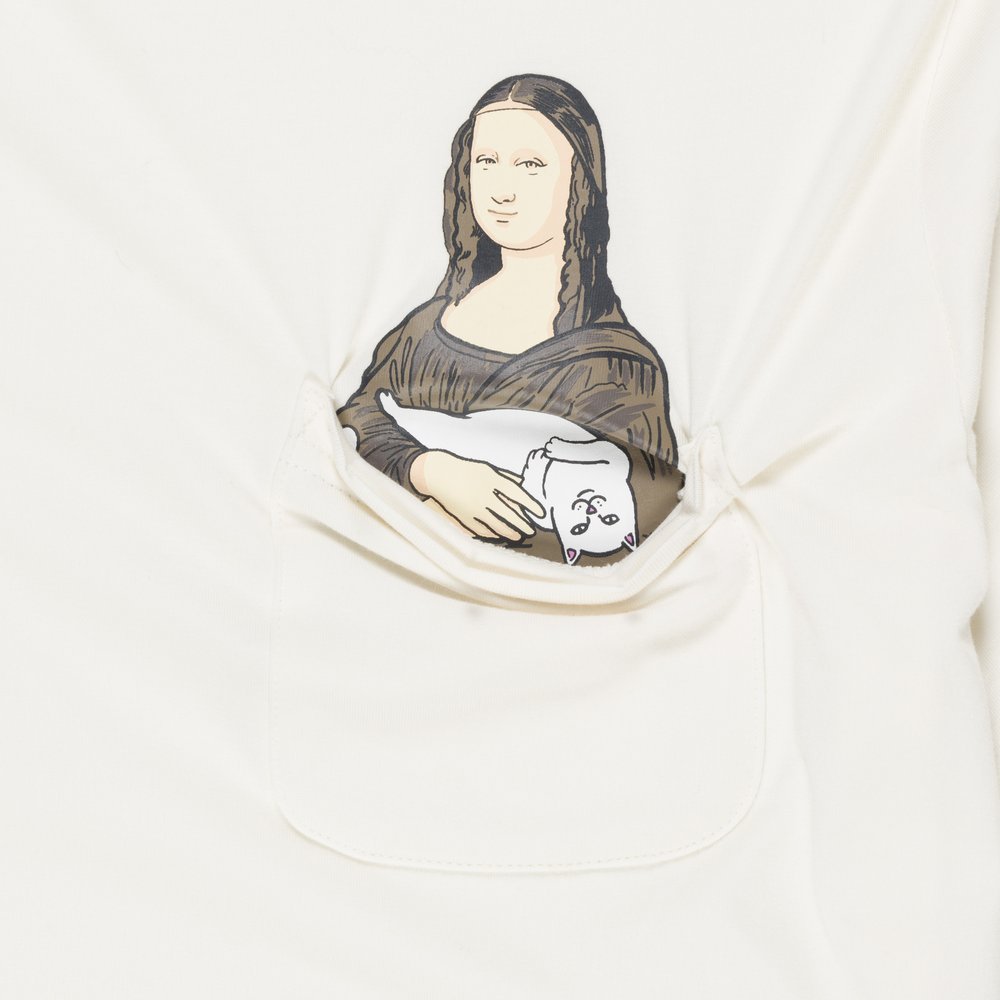 RIPNDIP NERMALISA POCKET TEE CREAM