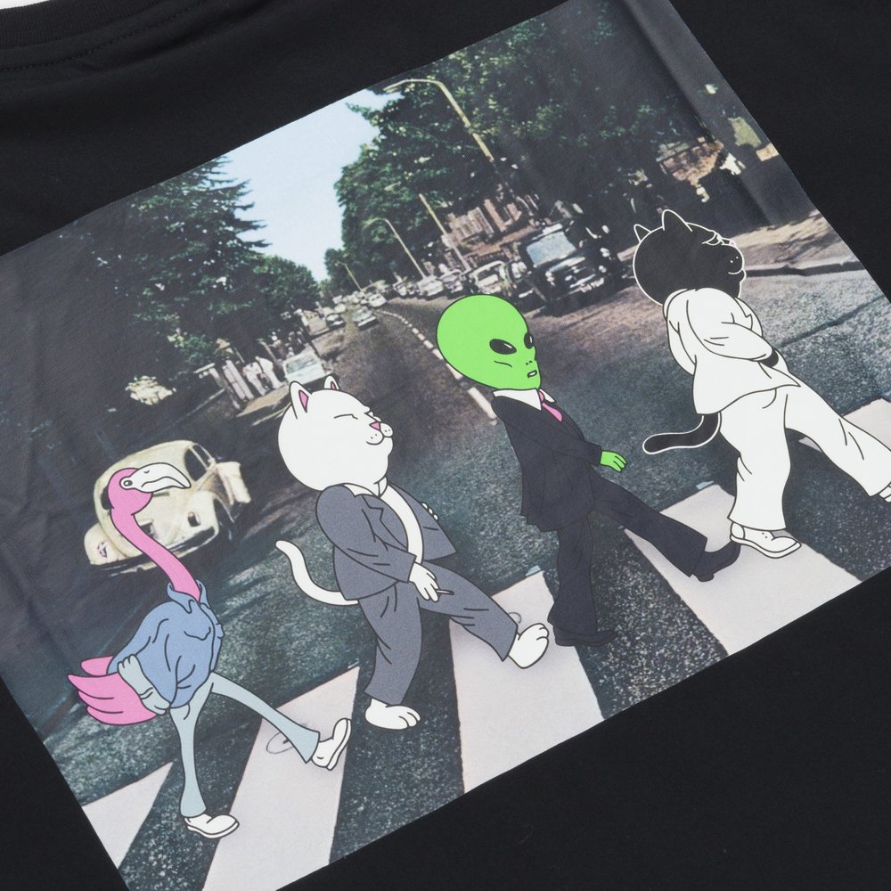 RIPNDIP CROSSWALK TEE BLACK