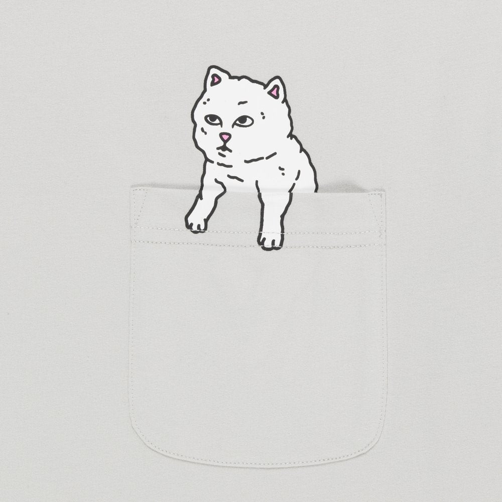 RIPNDIP FOR SALE POCKET TEE GREY