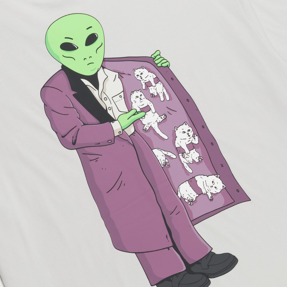 RIPNDIP FOR SALE POCKET TEE GREY