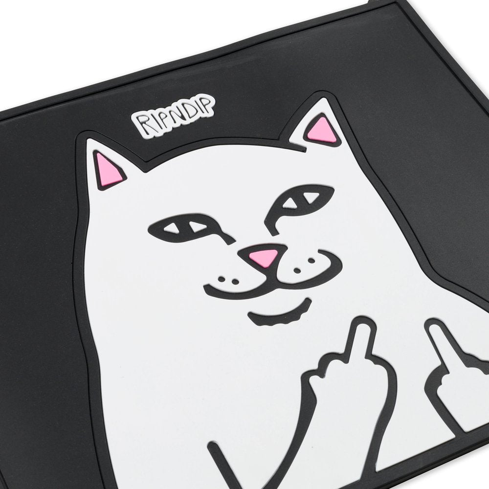 RIPNDIP LORD NERMAL CAR FLOOR MAT BLACK