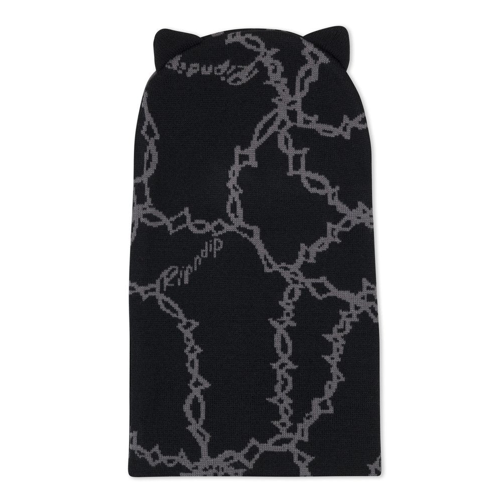 RIPNDIP KITTY EAR WIRED BALACLAVA BLACK