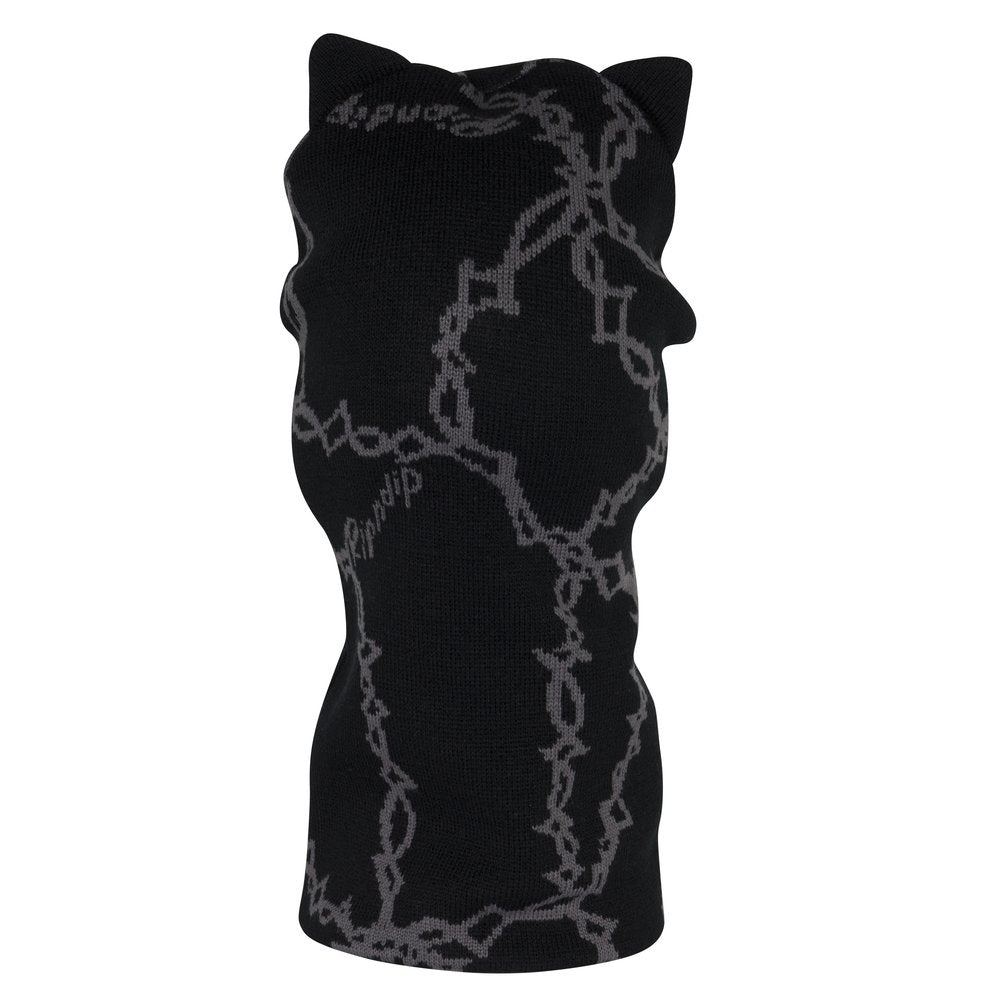 RIPNDIP KITTY EAR WIRED BALACLAVA BLACK
