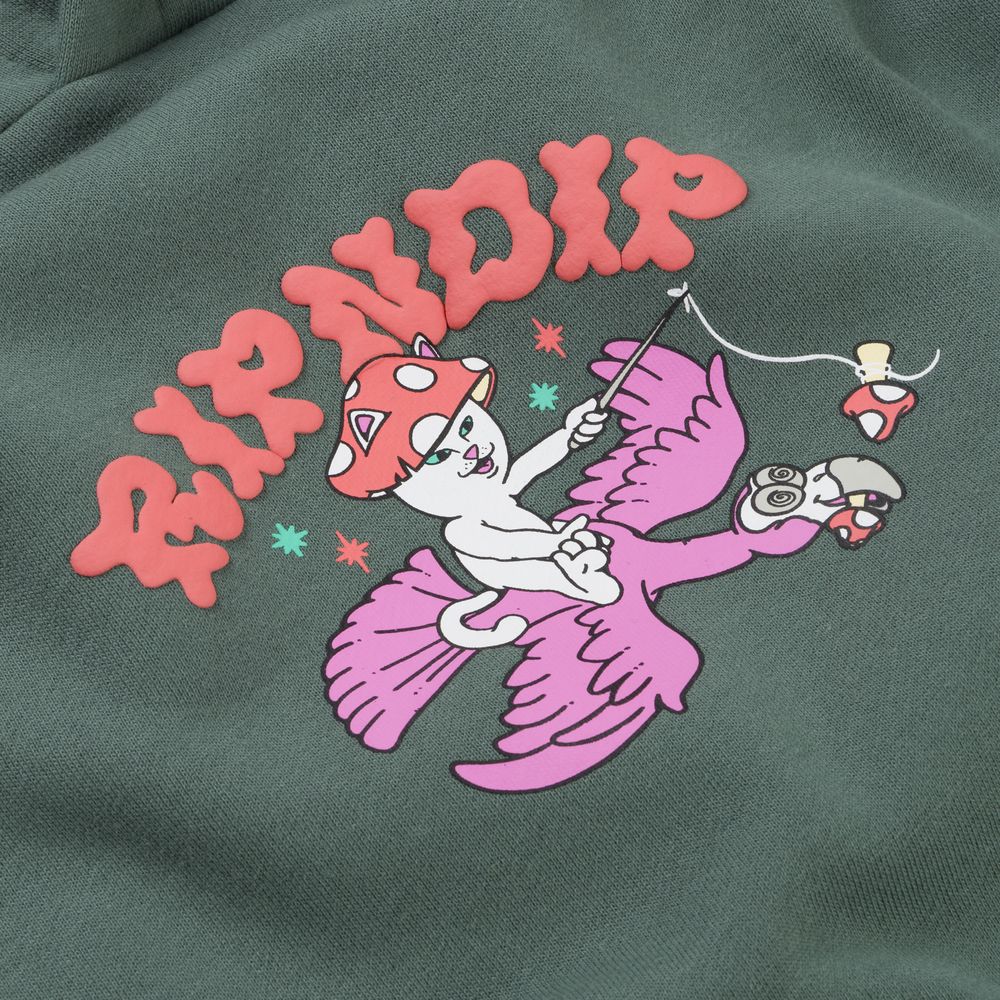RIPNDIP TAKE A TRIP HOODIE DARK GREEN