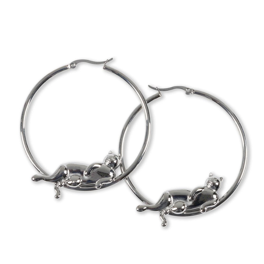 RIPNDIP CATSTANZA HOOP EARRINGS