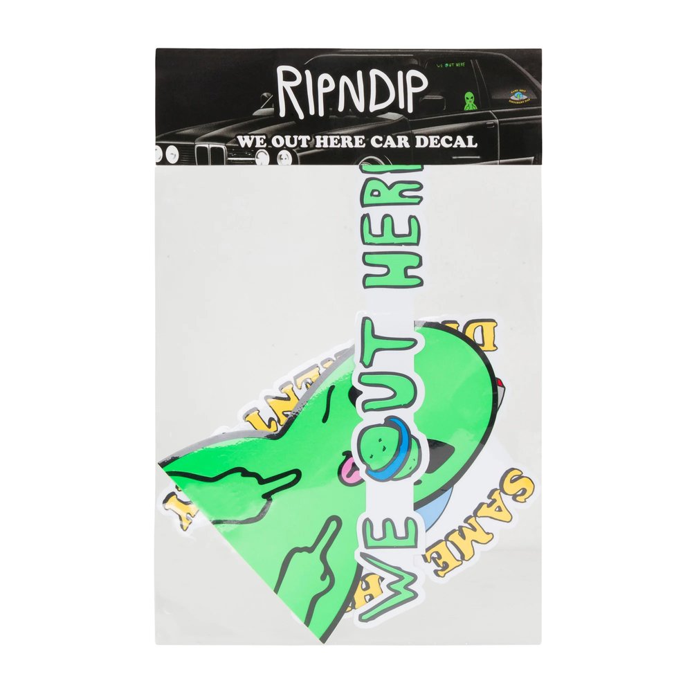 RIPNDIP WE OUT HERE CAR STICKER PACK