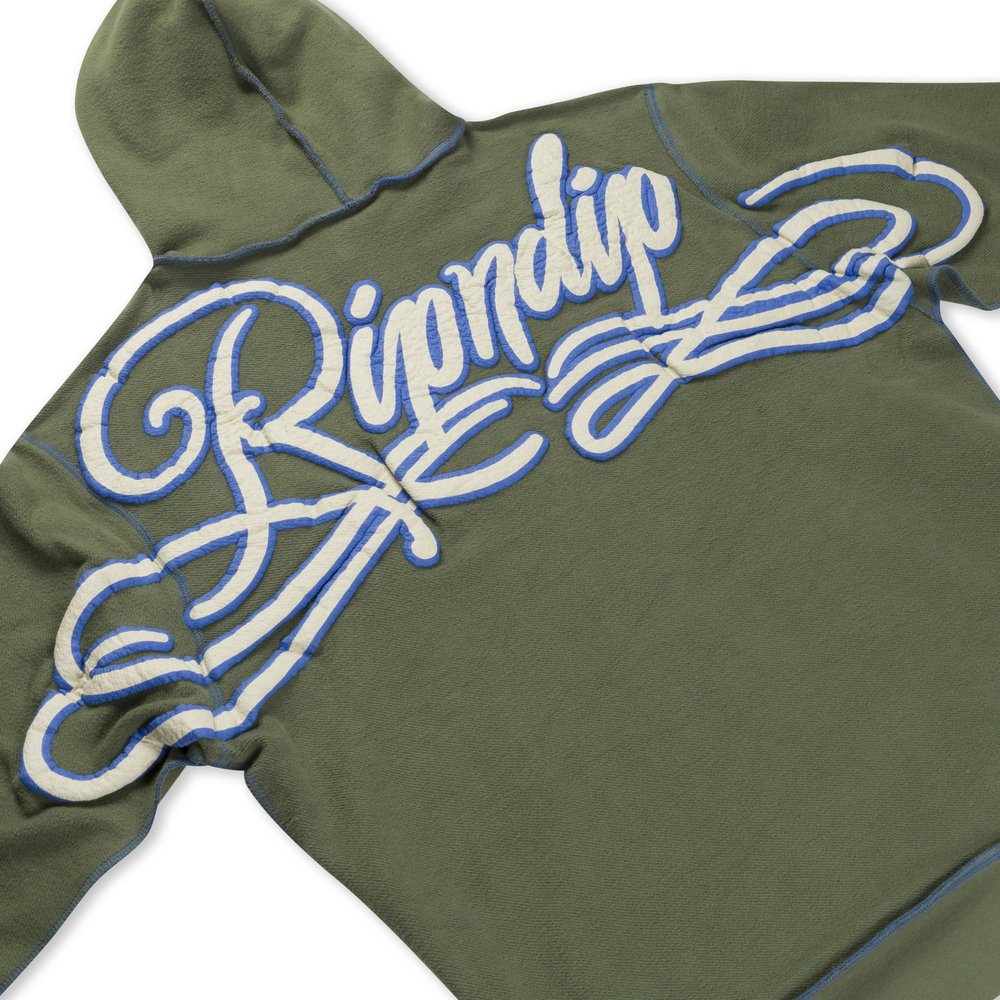 RIPNDIP DELTRESTO HOODIE DARK GREEN