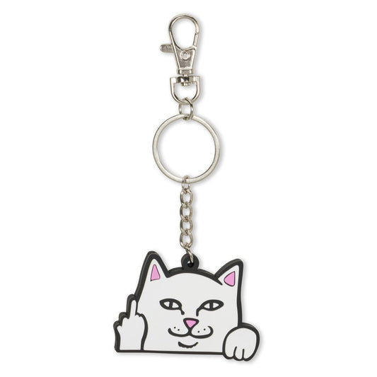 RIPNDIP NERMAL KEY COVER KEYCHAIN WHITE