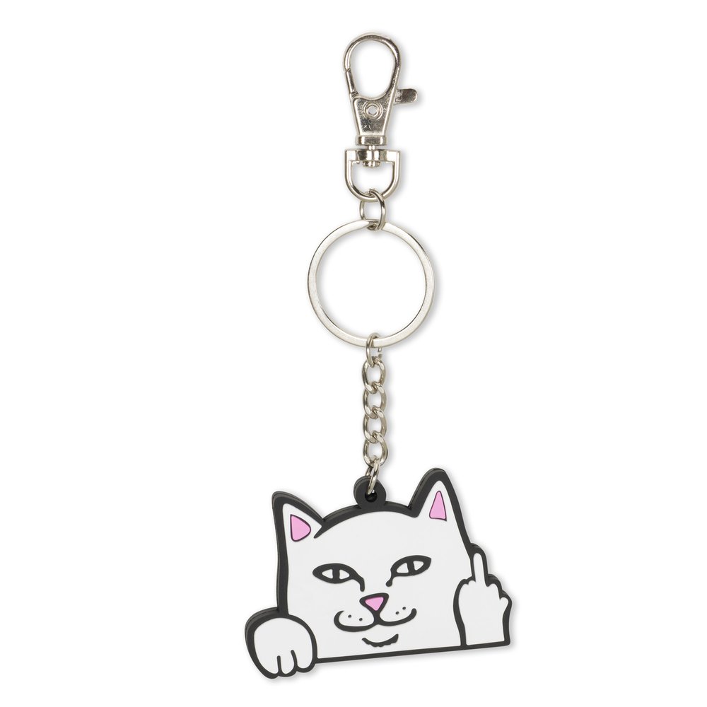 NERMAL KEY COVER KEYCHAIN WHITE