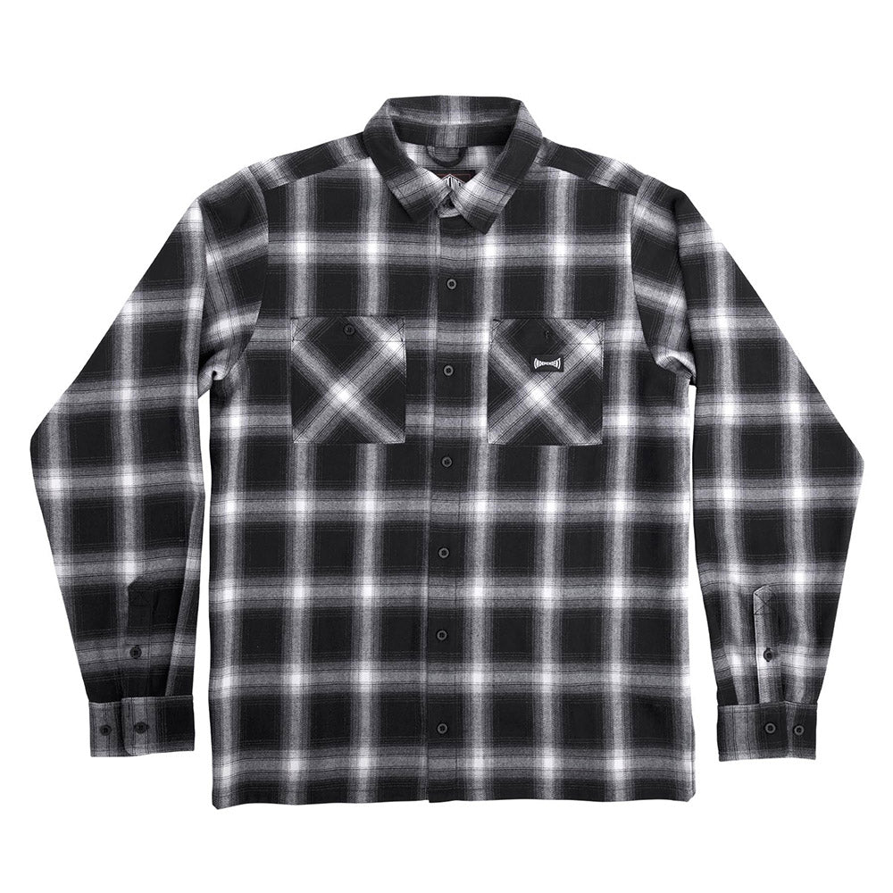 INDEPENDENT LEGACY LS FLANNEL TOP BLACK