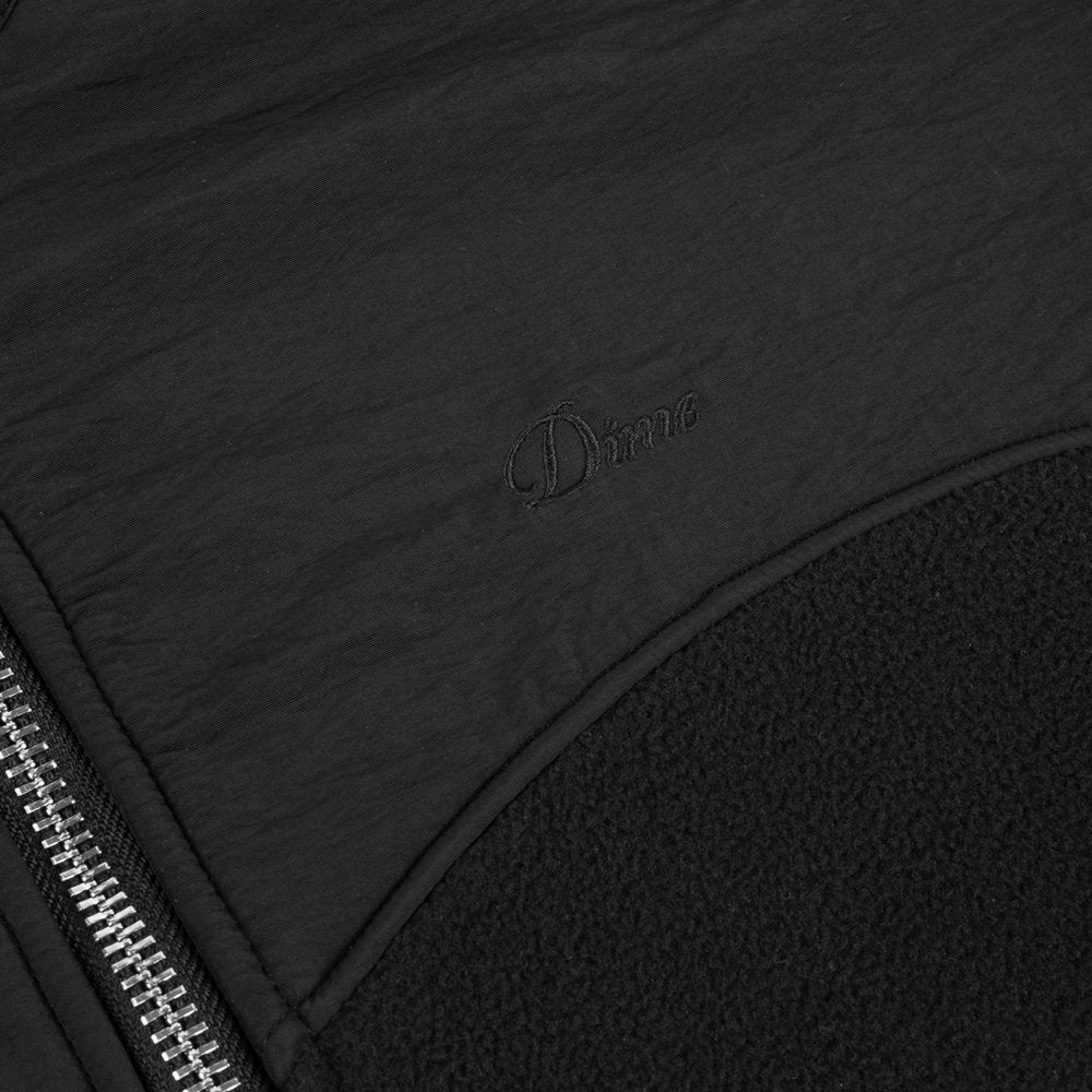 DIME HEAVYWEIGHT FLEECE JACKET BLACK