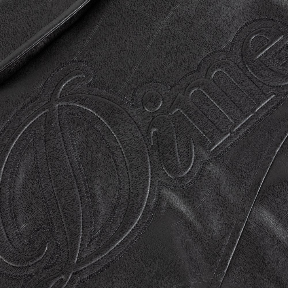 DIME DEBOSSED WAVY JACKET BLACK