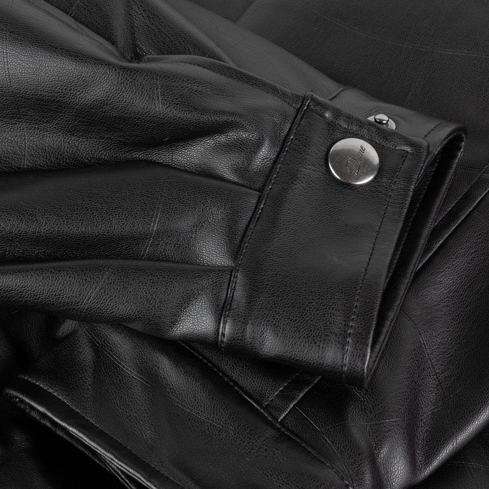 DIME DEBOSSED WAVY JACKET BLACK