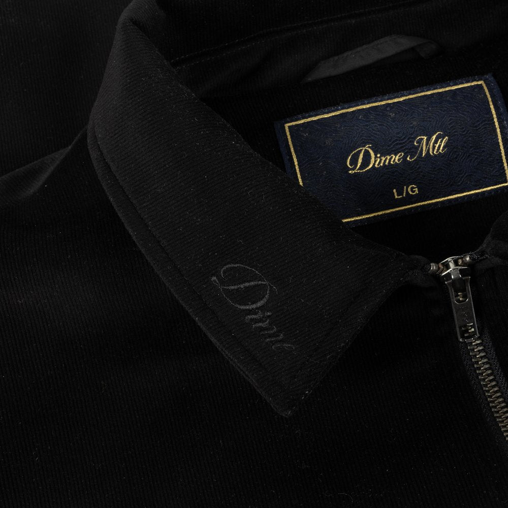 DIME CORD ZIP JACKET BLACK