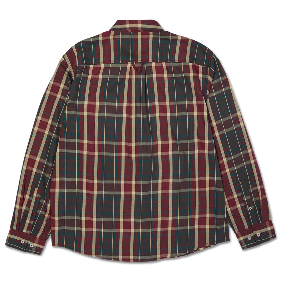 HUF MEGABLAST PLAID SHIRT RED