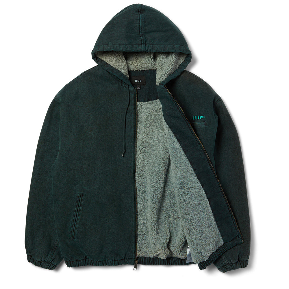 HUF WHAT A JUNGLE WORK JACKET DARK GREEN