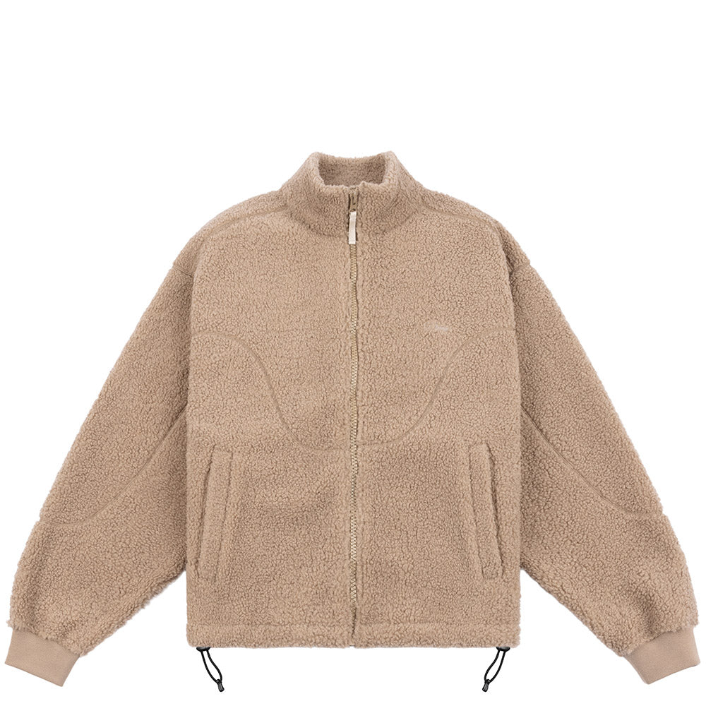 DIME POLAR FLEECE SHERPA ZIP CREAM