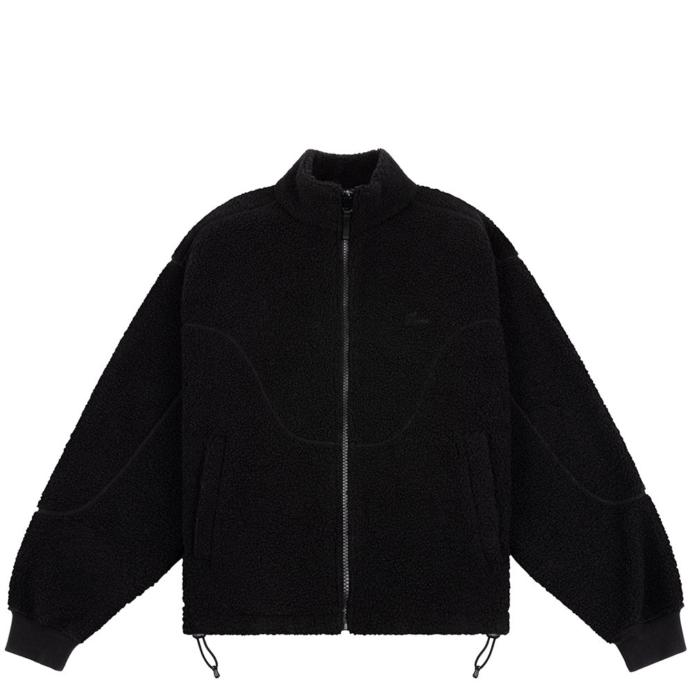 DIME POLAR FLEECE SHERPA ZIP BLACK