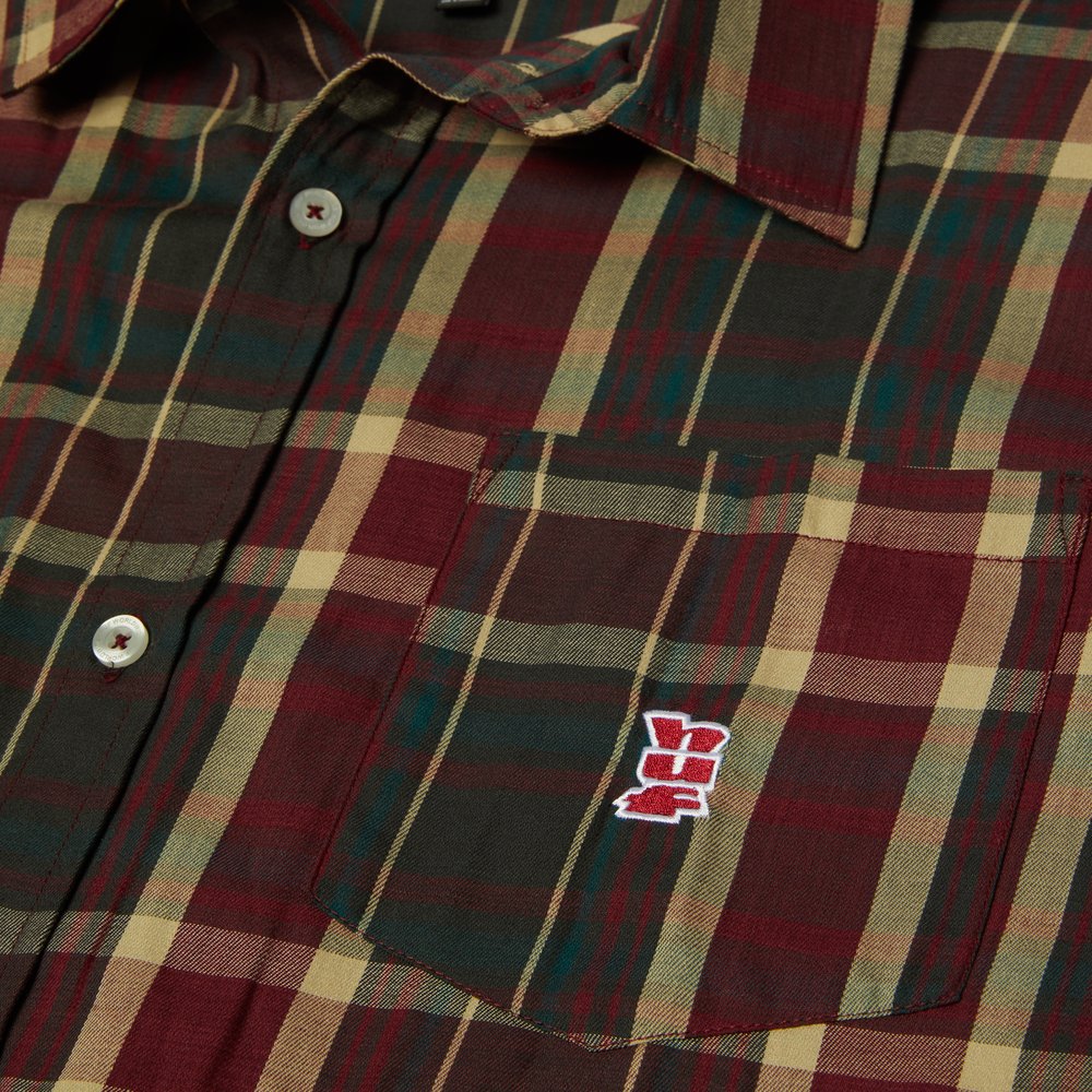 HUF MEGABLAST PLAID SHIRT RED