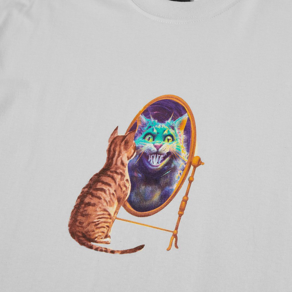 HUF MIRROR TEE WHITE