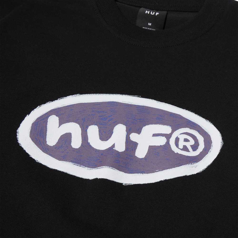 HUF PENCILLED IN TEE BLACK