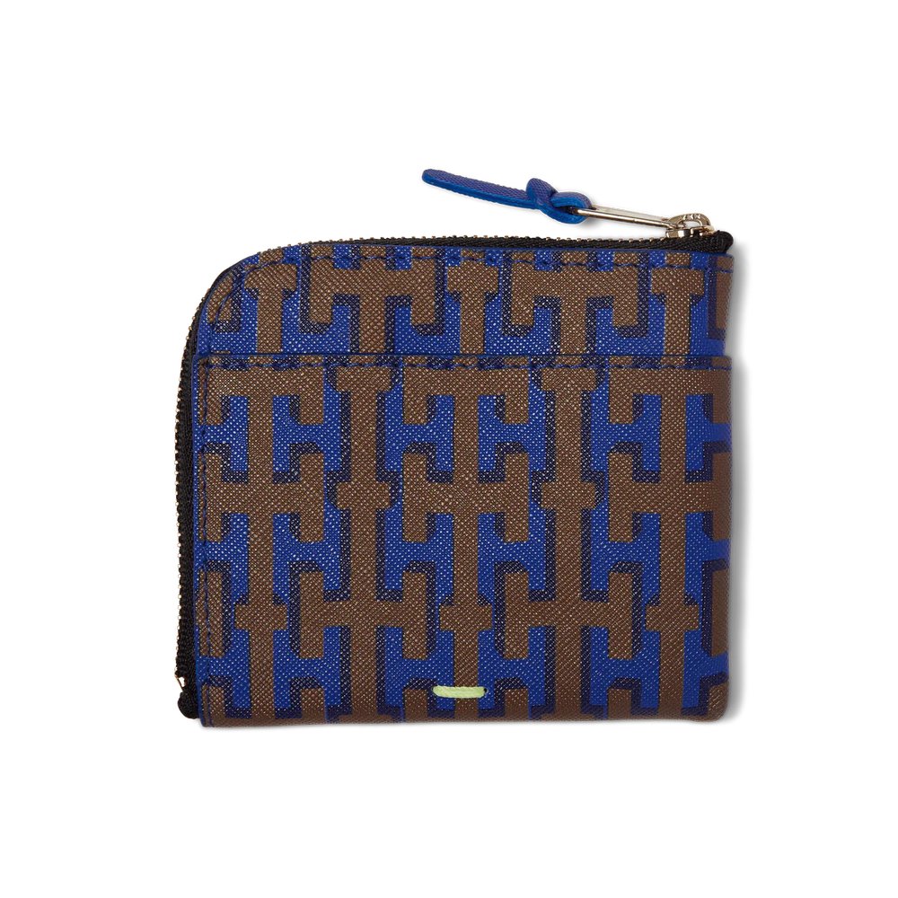 HUF PILLAR ZIP WALLET BROWN