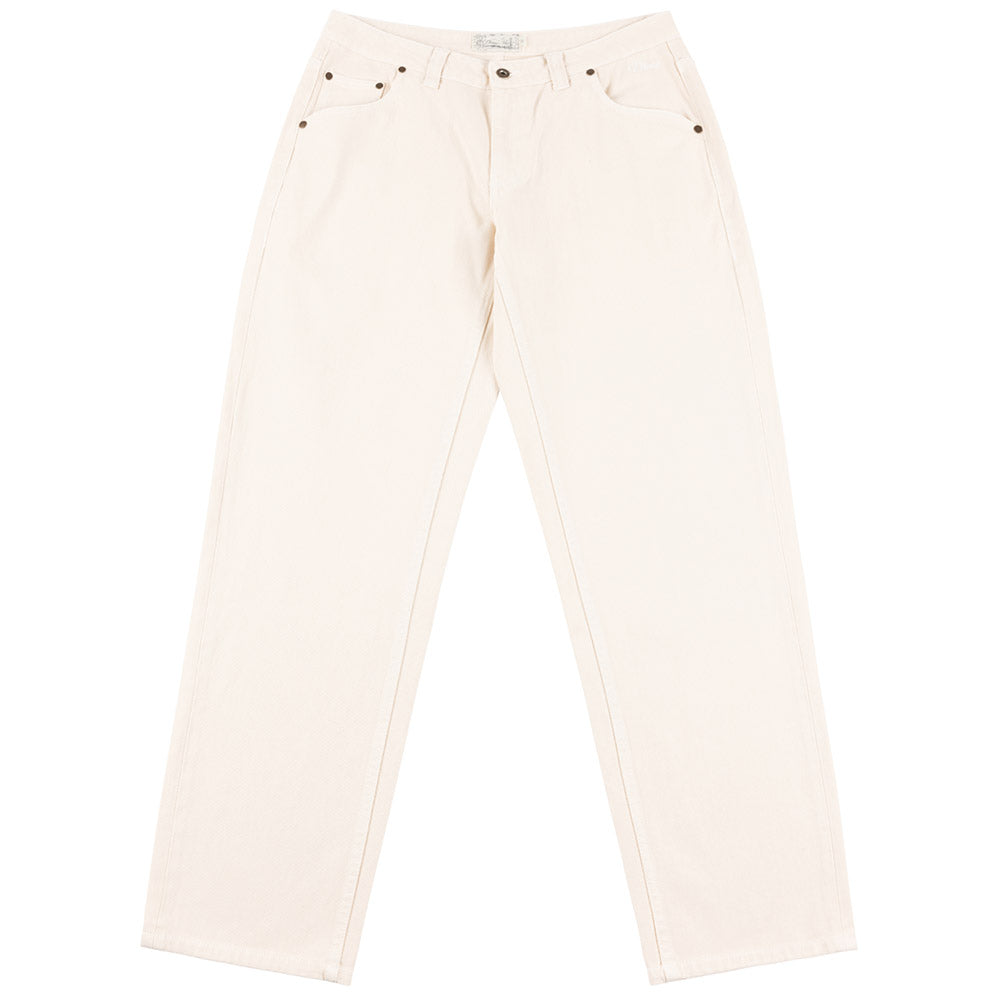 DIME RELAXED DENIM PANTS WHITE