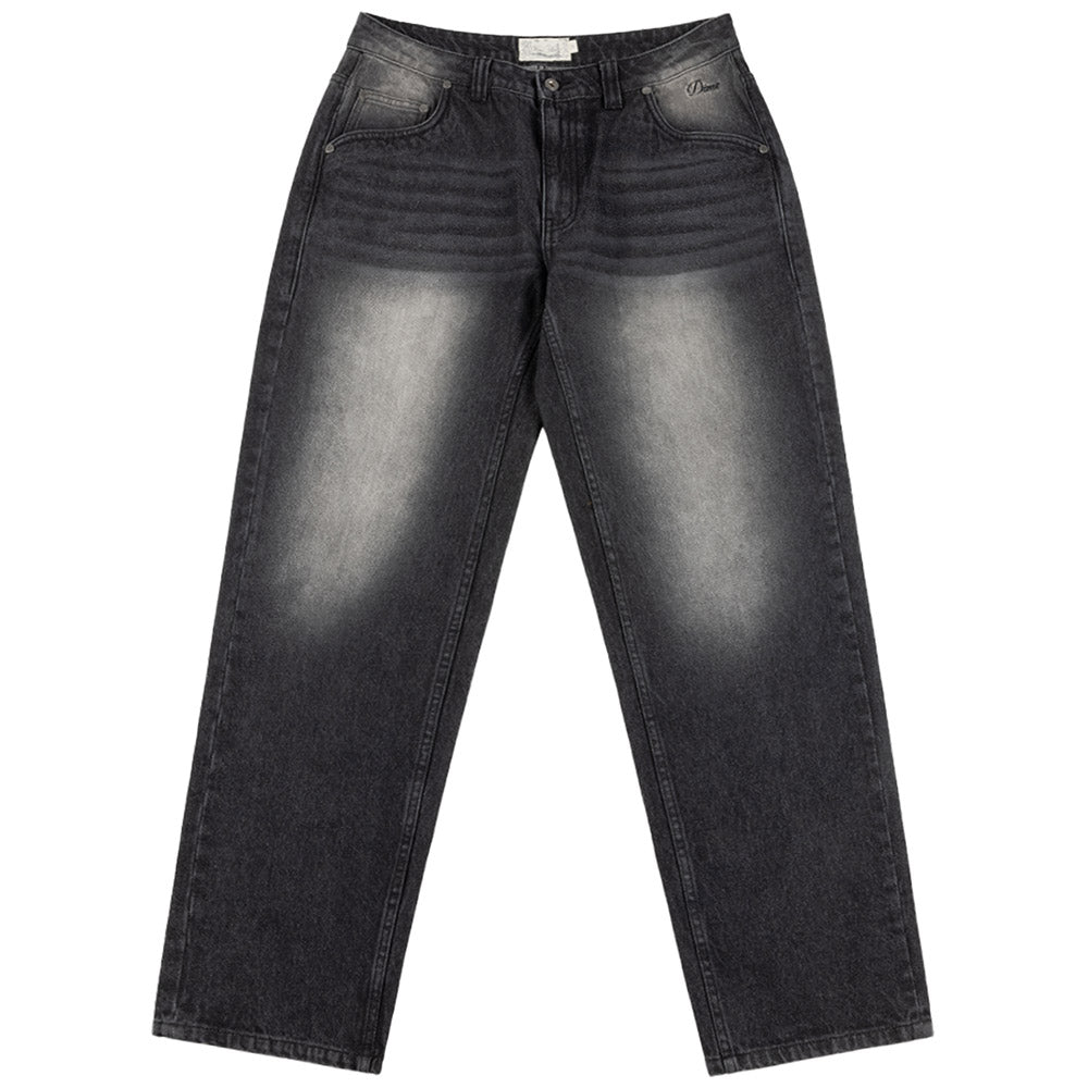 DIME RELAXED DENIM PANTS BLACK
