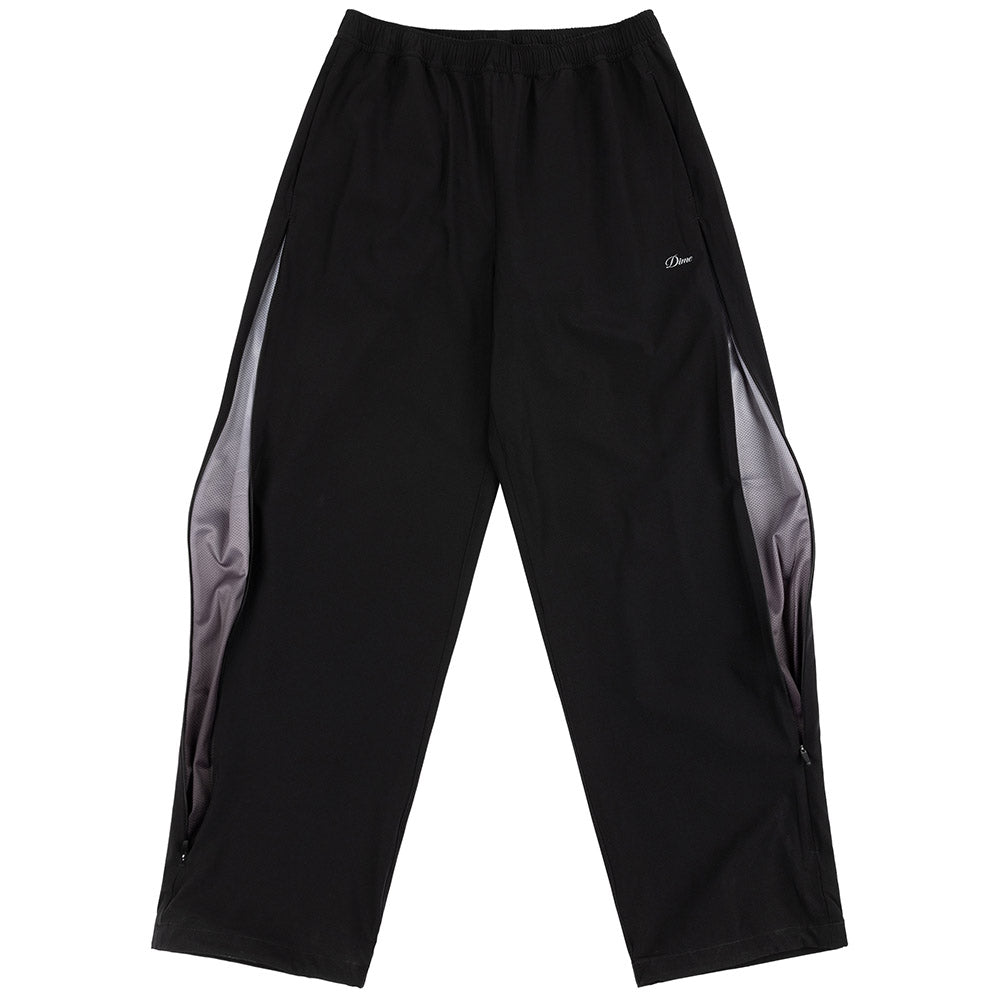 DIME ATHLETIC ZIP PANTS BLACK