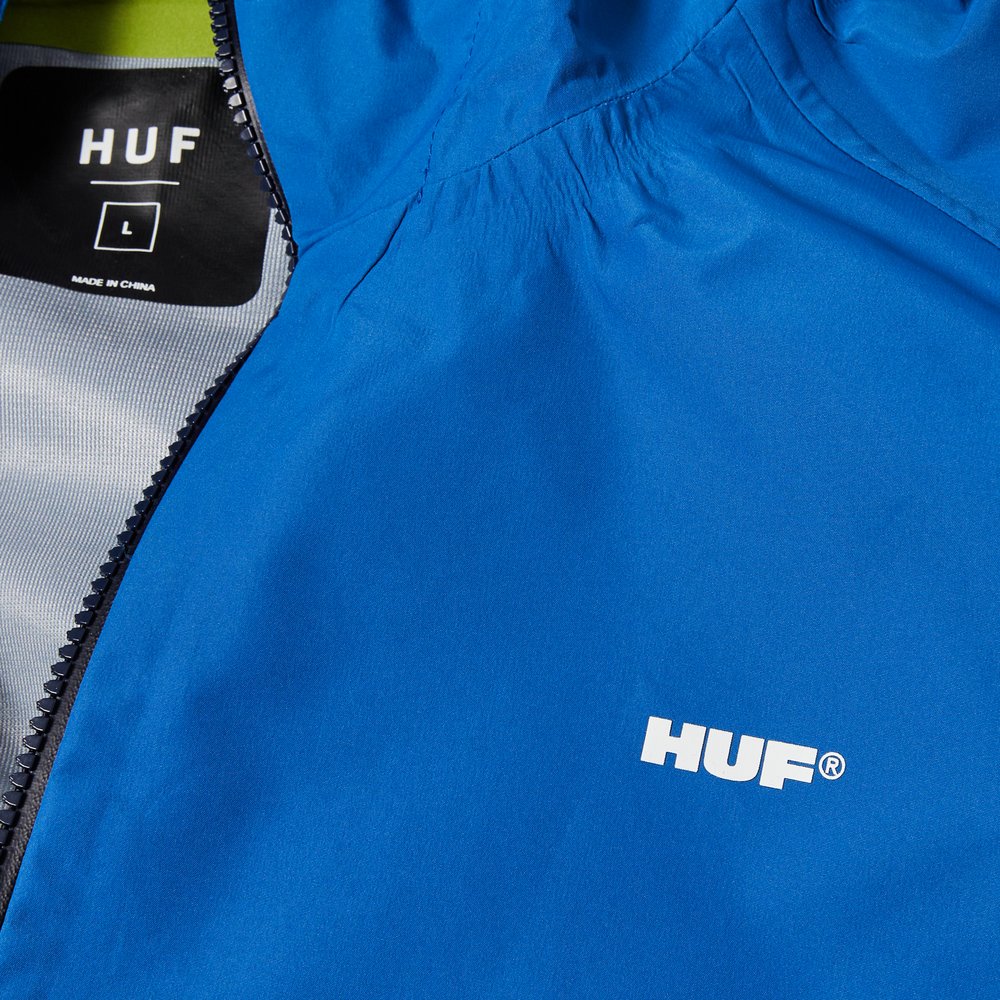 HUF RAINIER SHELL JACKET BLUE