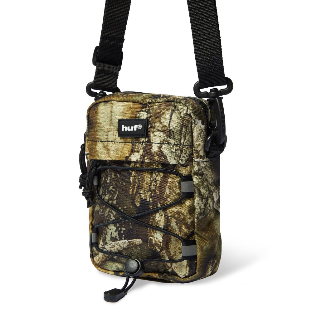 HUF X REALTREE BOWERY SIDE BAG GREEN CAMO
