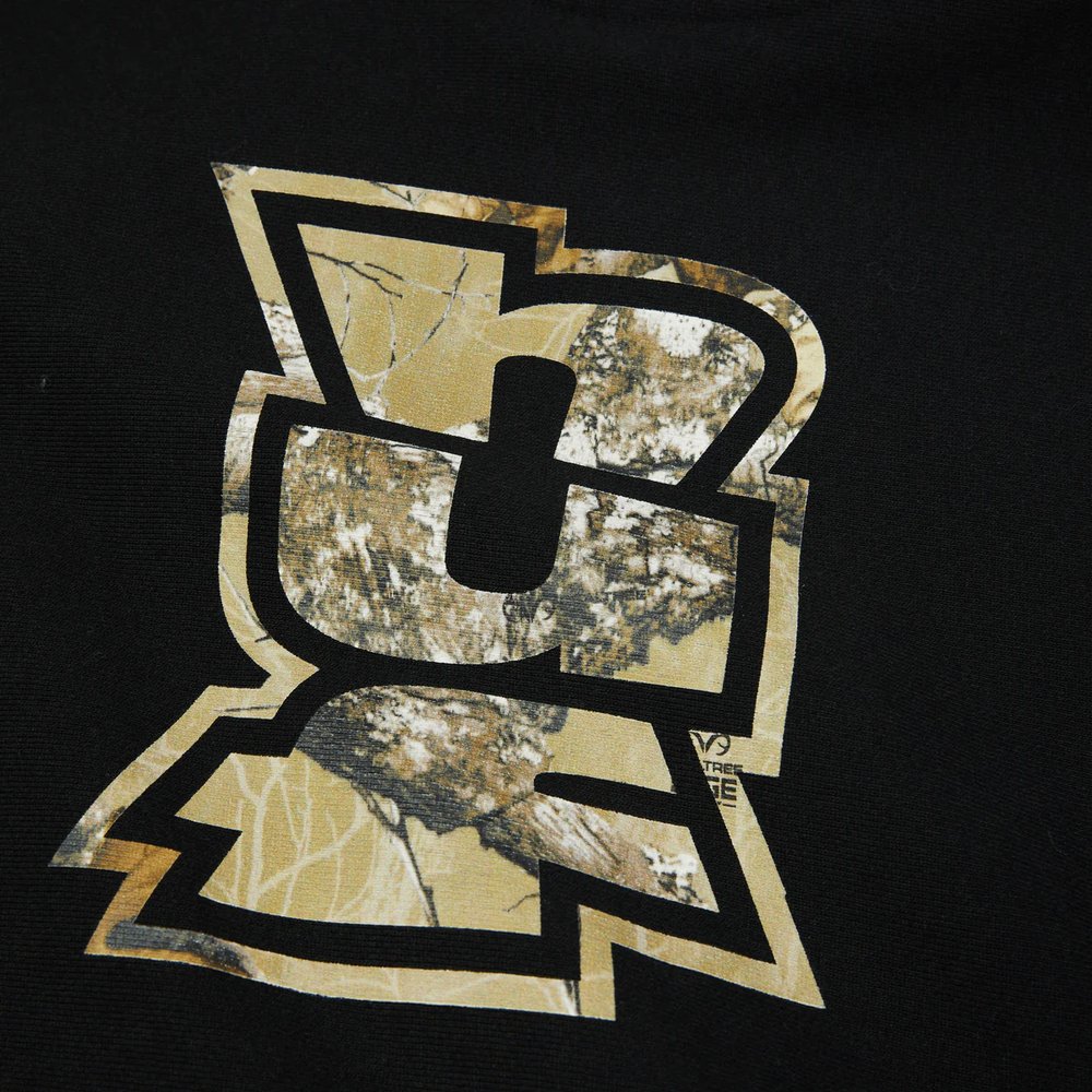 HUF X REALTREE MEGABLAST HOODIE BLACK