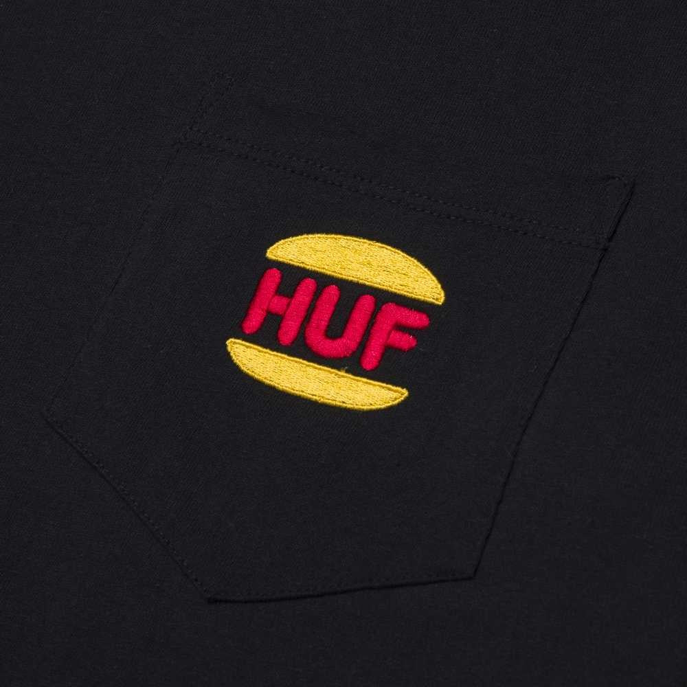 HUF REGAL POCKET TEE BLACK