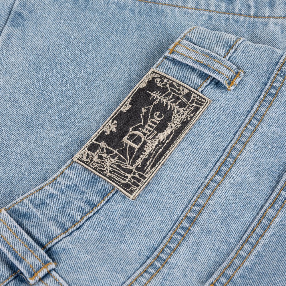 DIME CARPENTER DENIM SHORTS BLUE