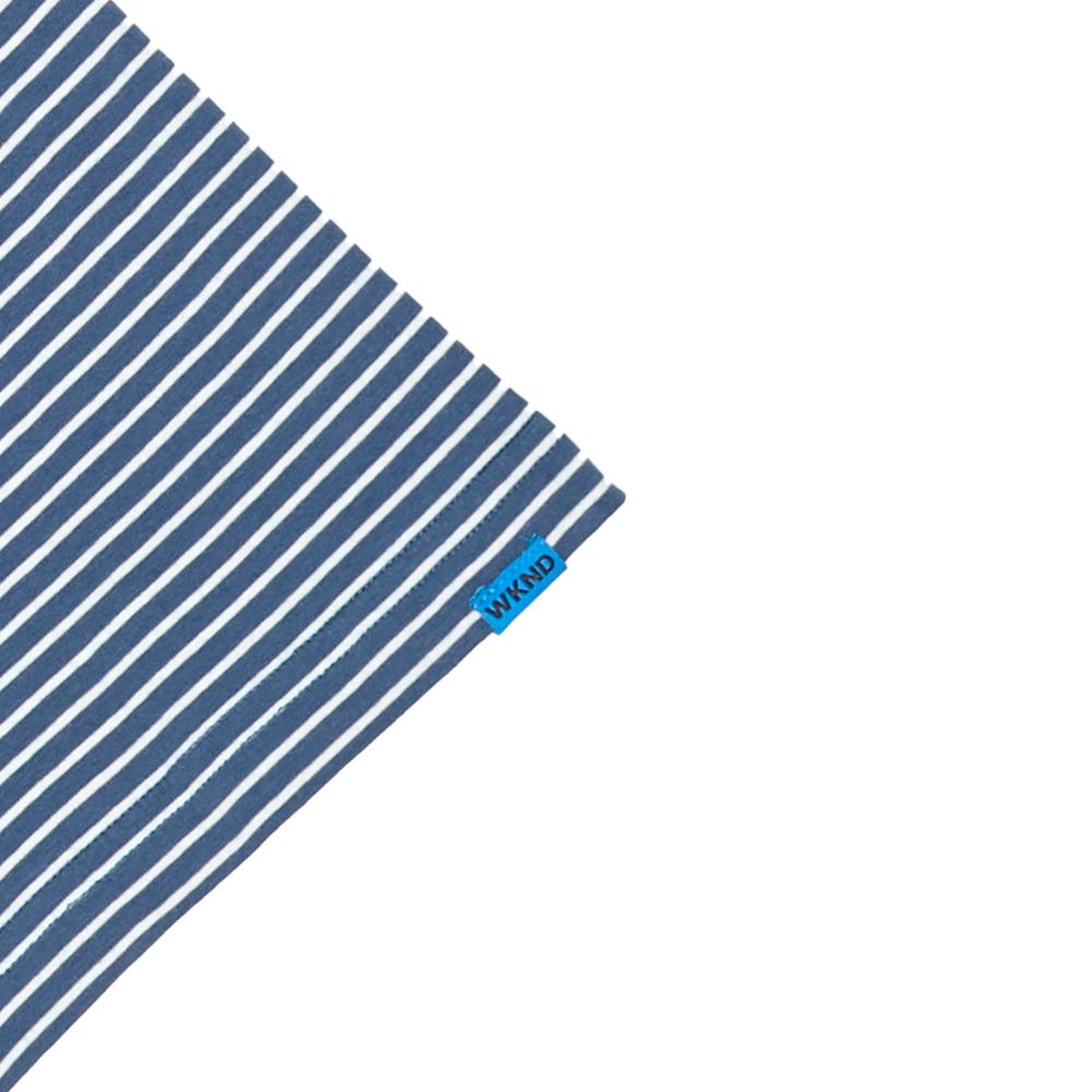 WKND STRIPE TEE BLUE