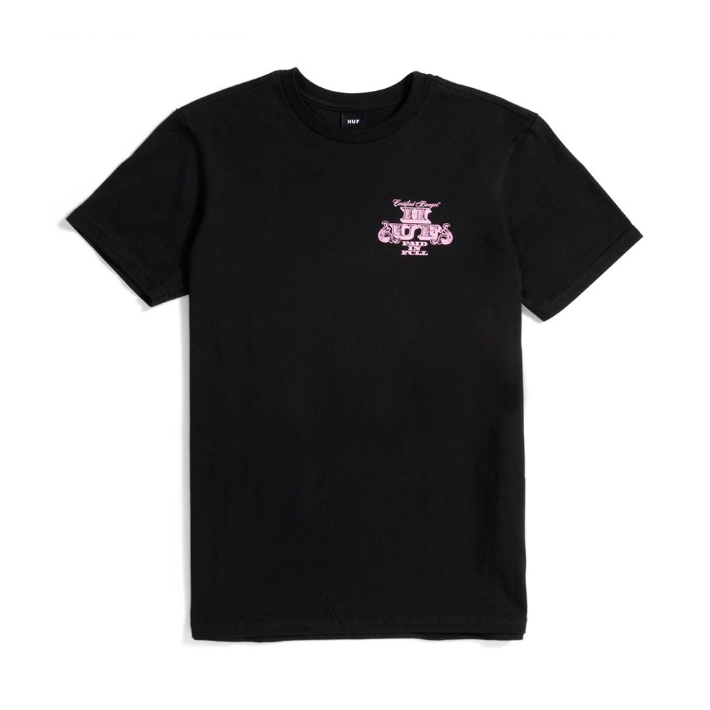 HUF PAID IN FULL TEE BLACK
