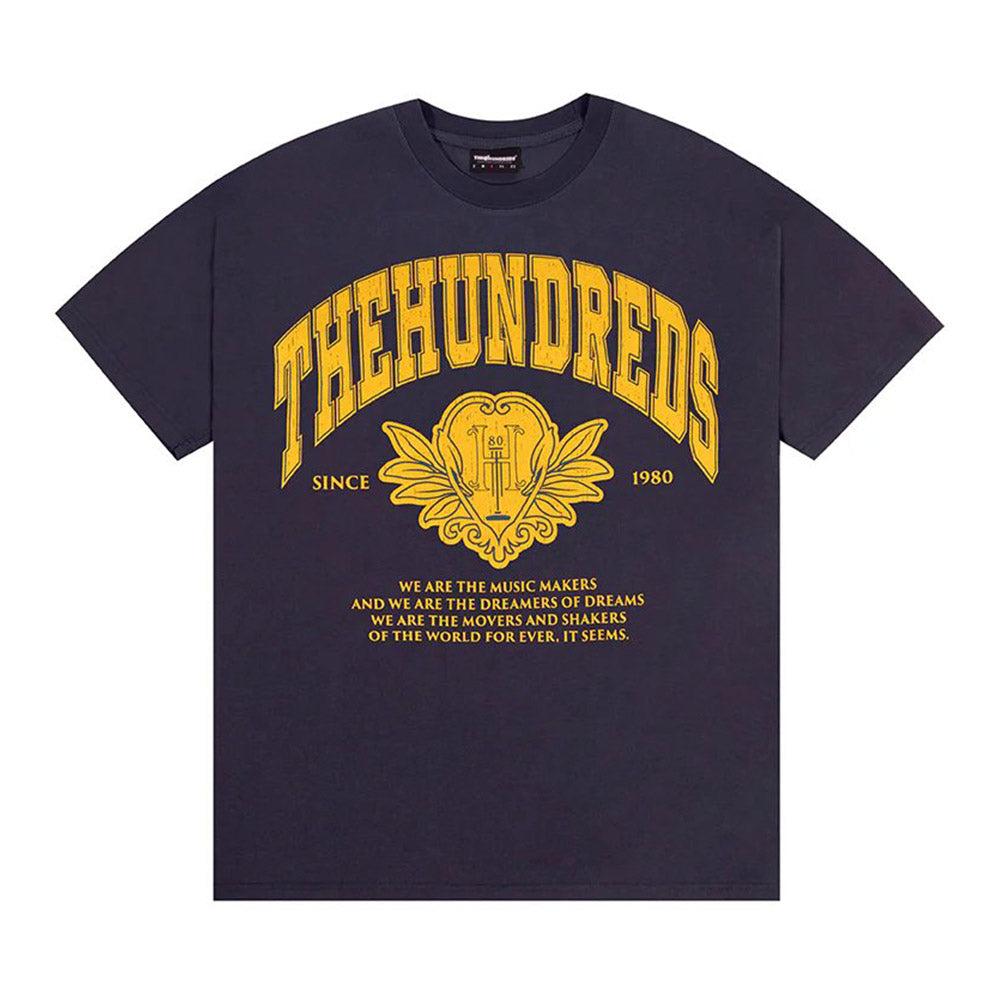 THE HUNDREDS ALUMNUS TEE NAVY