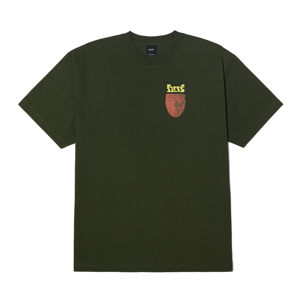 HUF RHYTHMS TEE DARK GREEN