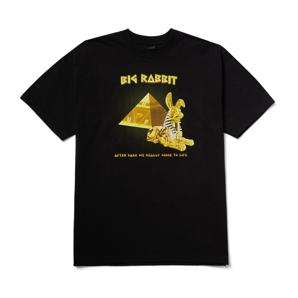 HUF HIGH ROLLER TEE BLACK