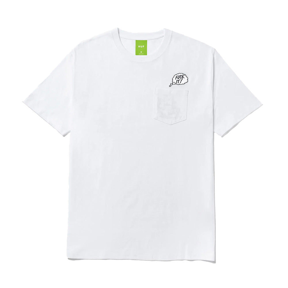 HUF IN THE POCKET TEE WHITE
