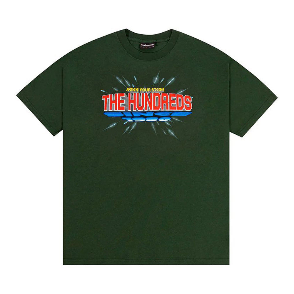 THE HUNDREDS WEAR YOUR STORY TEE GREEN