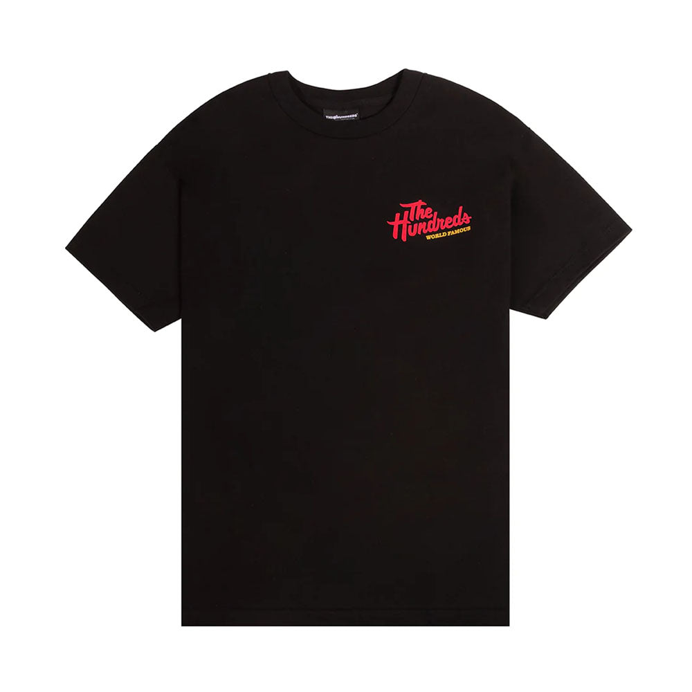 THE HUNDREDS WORLD FAMOUS TEE BLACK