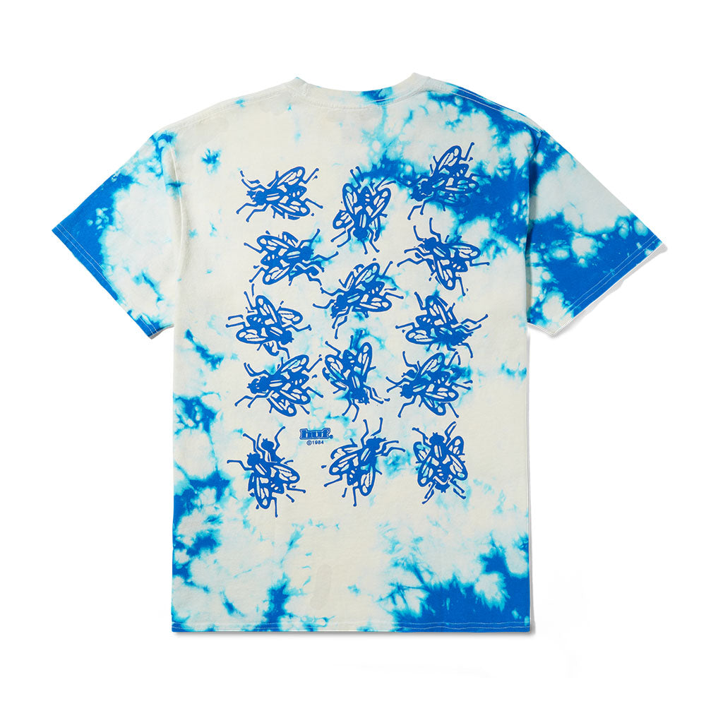 HUF FLY SITUATION TIEDYE TEE WHITE