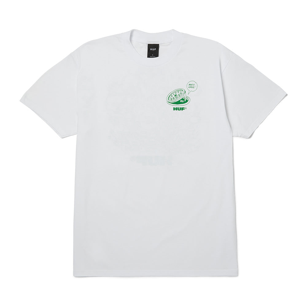HUF WHAT A JUNGLE TEE WHITE