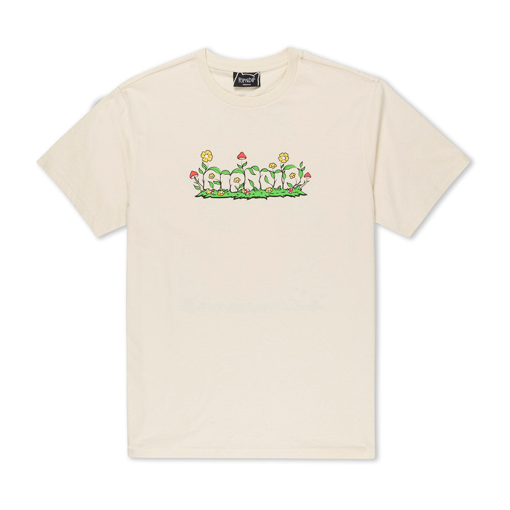 RIPNDIP FIELD FRIENDS TEE CREAM